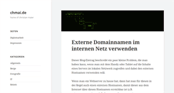 Desktop Screenshot of chmai.de